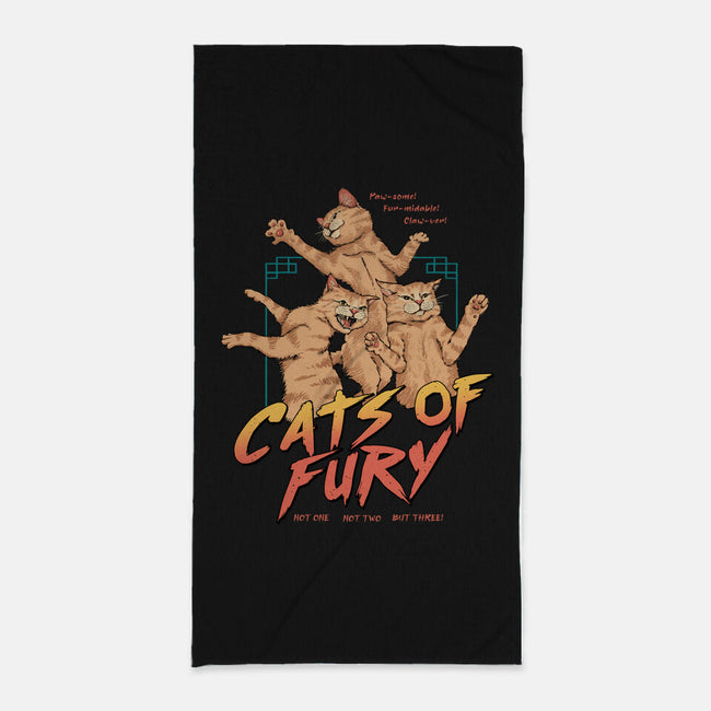 Cats Of Fury-none beach towel-vp021