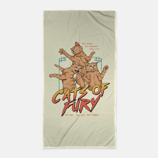 Cats Of Fury-none beach towel-vp021