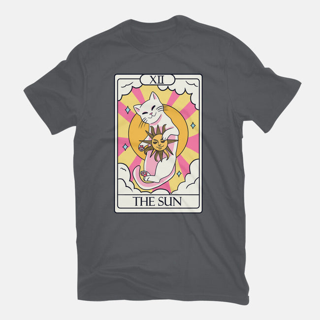 Sun Cat-womens basic tee-Conjura Geek