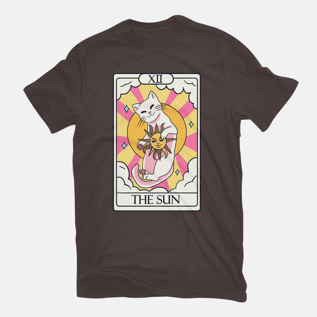Sun Cat-womens basic tee-Conjura Geek
