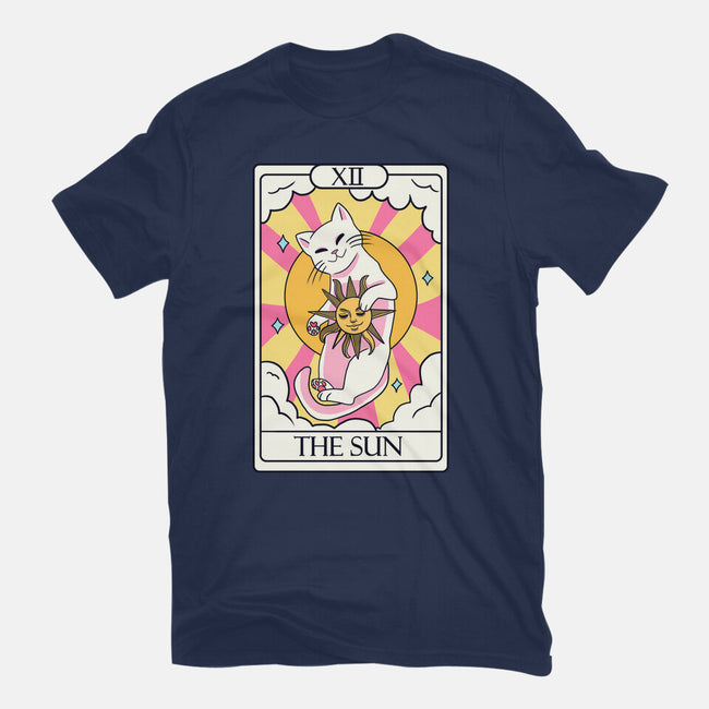 Sun Cat-mens basic tee-Conjura Geek