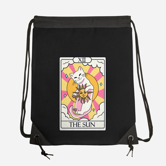 Sun Cat-none drawstring bag-Conjura Geek