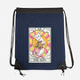 Sun Cat-none drawstring bag-Conjura Geek