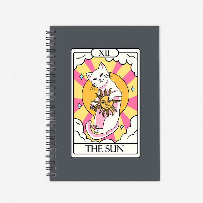 Sun Cat-none dot grid notebook-Conjura Geek