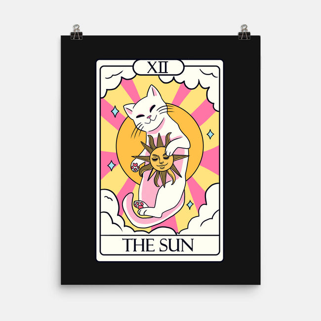 Sun Cat-none matte poster-Conjura Geek