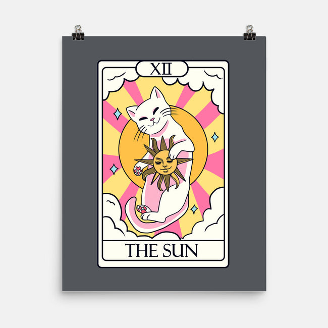 Sun Cat-none matte poster-Conjura Geek