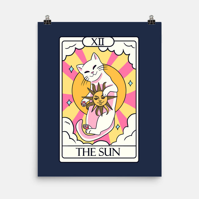 Sun Cat-none matte poster-Conjura Geek