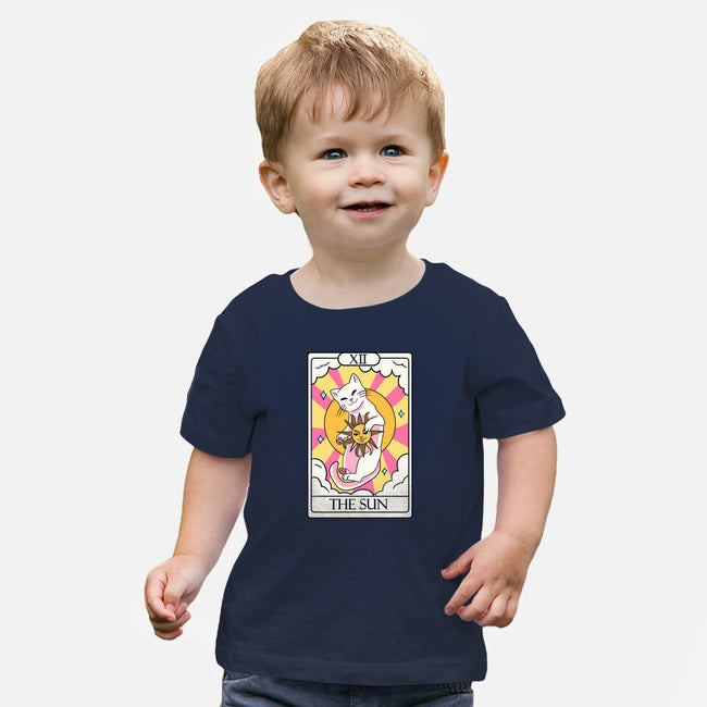 Sun Cat-baby basic tee-Conjura Geek