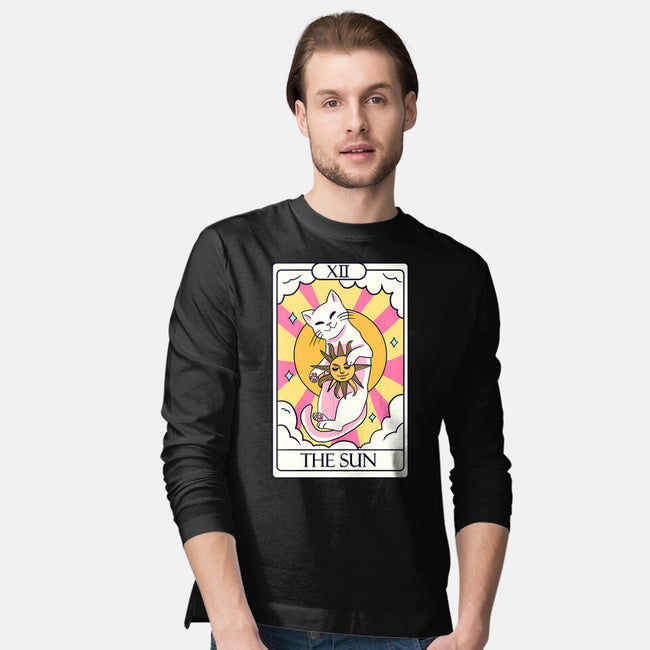 Sun Cat-mens long sleeved tee-Conjura Geek