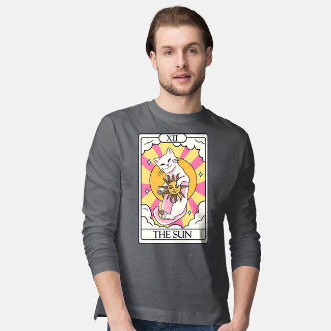 Sun Cat-mens long sleeved tee-Conjura Geek