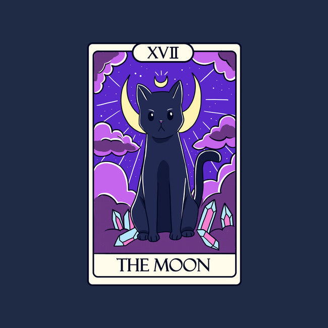 Moon Cat Tarot-womens basic tee-Conjura Geek
