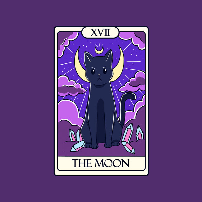 Moon Cat Tarot-womens basic tee-Conjura Geek