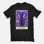 Moon Cat Tarot-womens basic tee-Conjura Geek