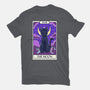 Moon Cat Tarot-womens basic tee-Conjura Geek