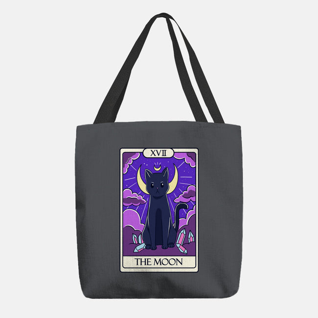 Moon Cat Tarot-none basic tote bag-Conjura Geek