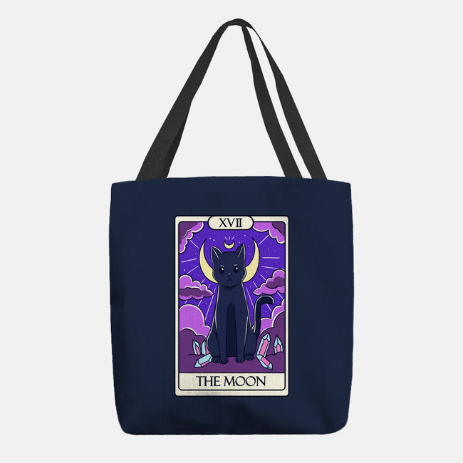 Moon Cat Tarot-none basic tote bag-Conjura Geek