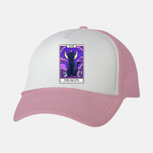 Moon Cat Tarot-unisex trucker hat-Conjura Geek