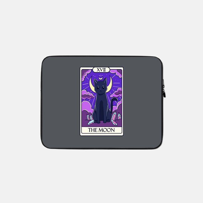 Moon Cat Tarot-none zippered laptop sleeve-Conjura Geek