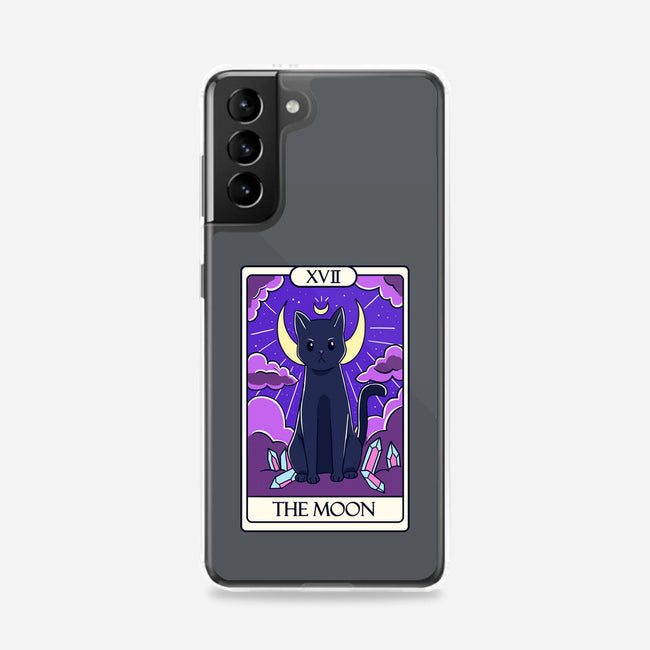 Moon Cat Tarot-samsung snap phone case-Conjura Geek