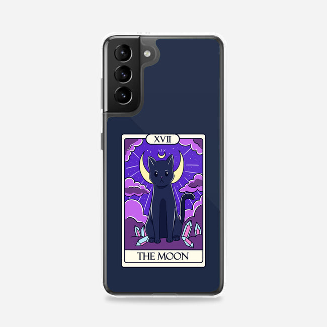 Moon Cat Tarot-samsung snap phone case-Conjura Geek