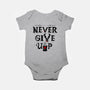 Knights Never Give Up-baby basic onesie-Boggs Nicolas