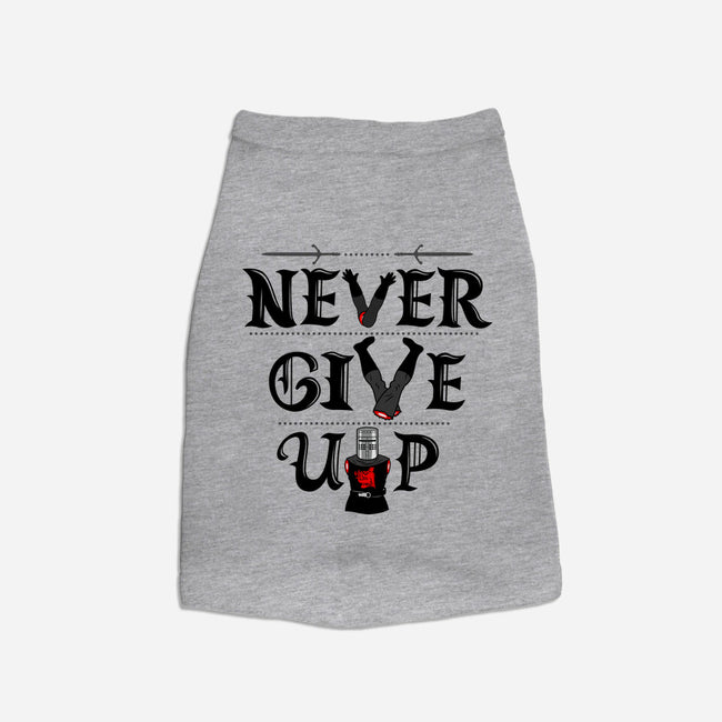Knights Never Give Up-dog basic pet tank-Boggs Nicolas