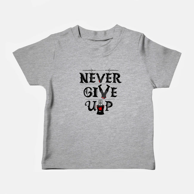 Knights Never Give Up-baby basic tee-Boggs Nicolas