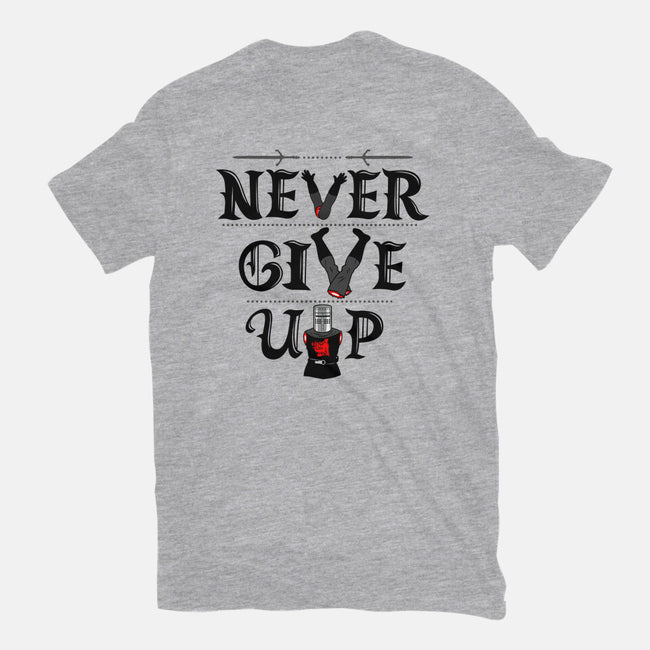 Knights Never Give Up-mens basic tee-Boggs Nicolas