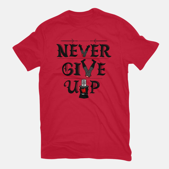 Knights Never Give Up-mens basic tee-Boggs Nicolas