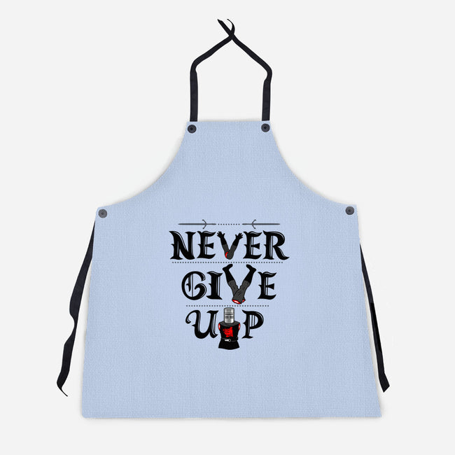 Knights Never Give Up-unisex kitchen apron-Boggs Nicolas