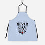 Knights Never Give Up-unisex kitchen apron-Boggs Nicolas
