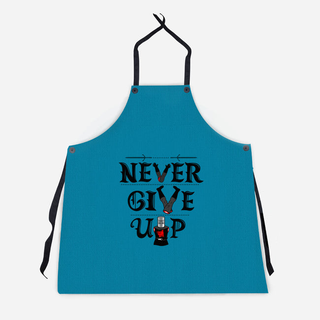 Knights Never Give Up-unisex kitchen apron-Boggs Nicolas