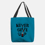 Knights Never Give Up-none basic tote bag-Boggs Nicolas