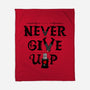 Knights Never Give Up-none fleece blanket-Boggs Nicolas