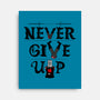Knights Never Give Up-none stretched canvas-Boggs Nicolas