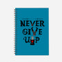 Knights Never Give Up-none dot grid notebook-Boggs Nicolas
