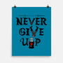 Knights Never Give Up-none matte poster-Boggs Nicolas