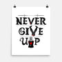 Knights Never Give Up-none matte poster-Boggs Nicolas