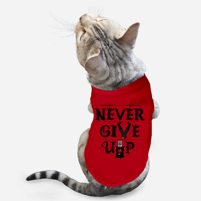 Knights Never Give Up-cat basic pet tank-Boggs Nicolas