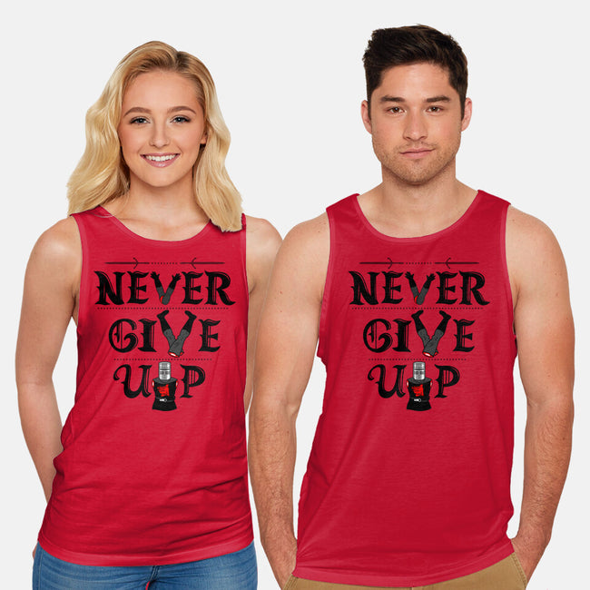 Knights Never Give Up-unisex basic tank-Boggs Nicolas