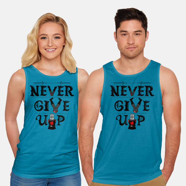 Knights Never Give Up-unisex basic tank-Boggs Nicolas