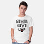 Knights Never Give Up-mens basic tee-Boggs Nicolas