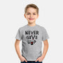 Knights Never Give Up-youth basic tee-Boggs Nicolas
