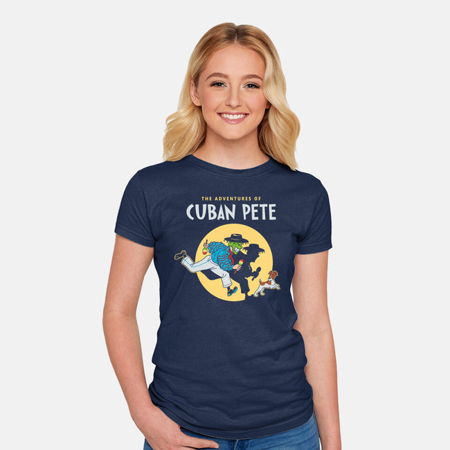 The Adventures Of Cuban Pete-womens fitted tee-Getsousa!