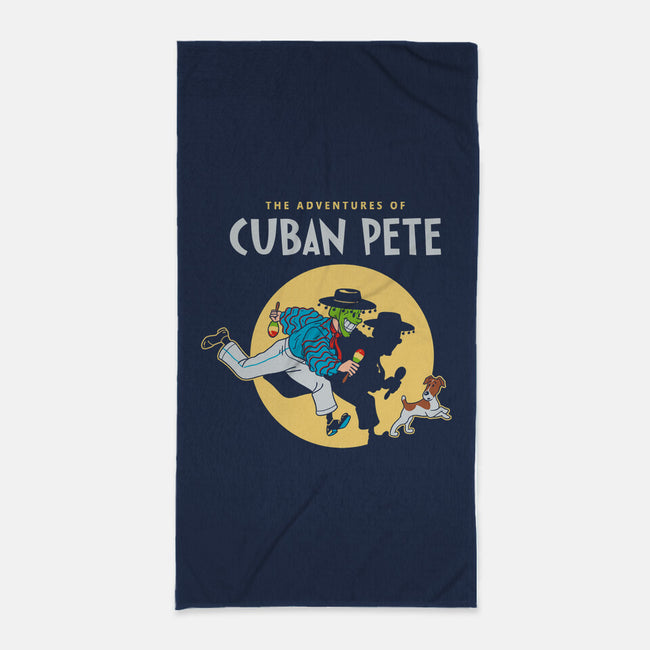 The Adventures Of Cuban Pete-none beach towel-Getsousa!