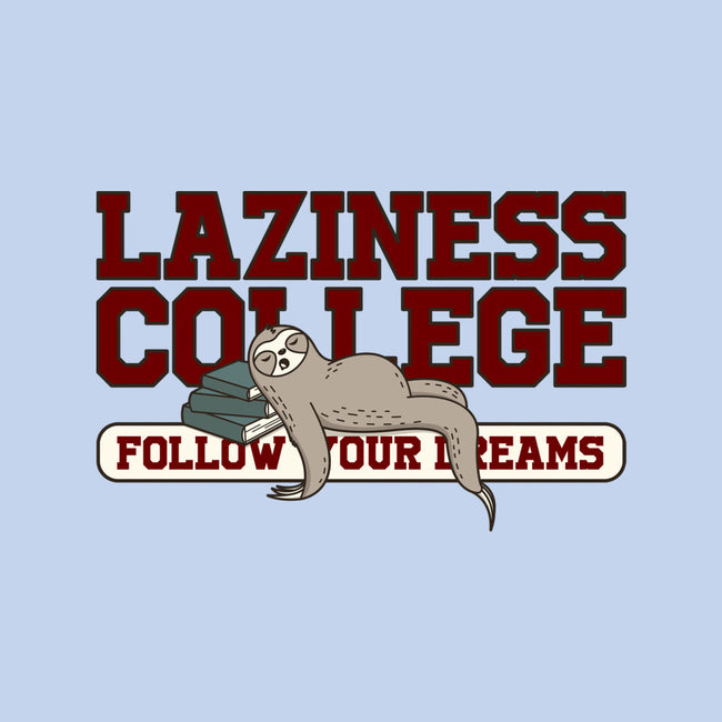 Laziness College-none glossy sticker-retrodivision