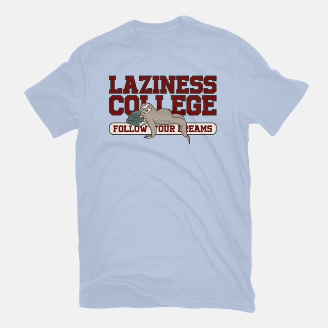 Laziness College-womens basic tee-retrodivision