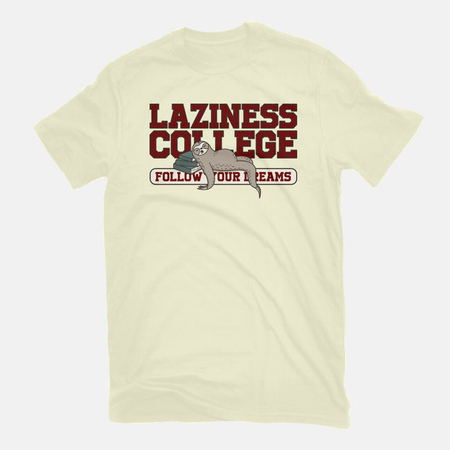 Laziness College-mens basic tee-retrodivision