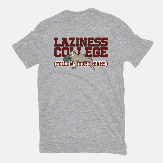 Laziness College-womens basic tee-retrodivision