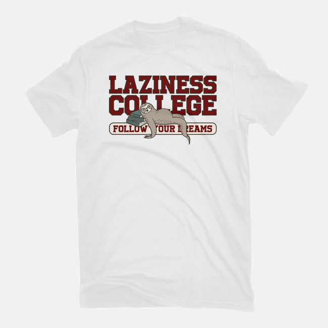 Laziness College-mens basic tee-retrodivision